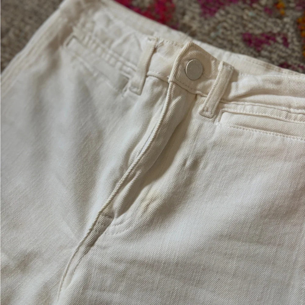H&M • White wide-leg cropped culotte jeans - Picture 7 of 15